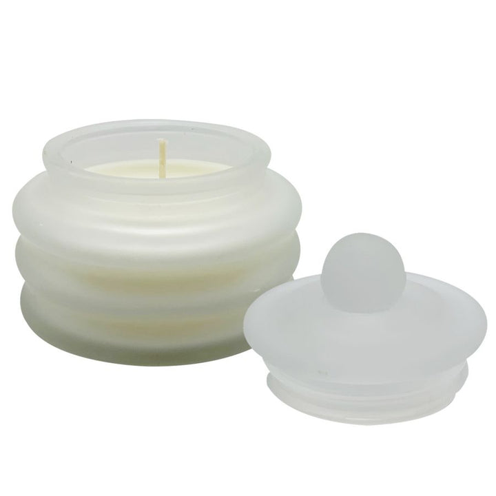 Cypress and Fir Candle in Frosted Glass Mini Pot