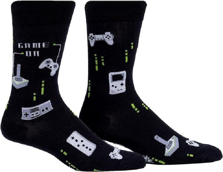 Game On Glow-In-The-Dark Crew Socks