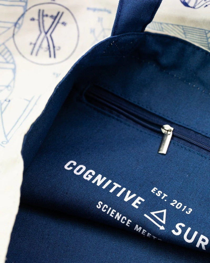 Genetics and DNA Reversable Tote Bag Reversable 