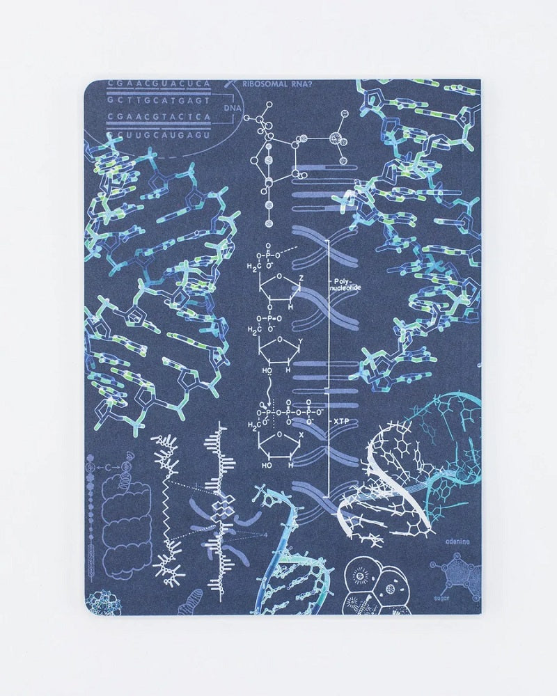 Genetics Plate Softcover Journal Reverse