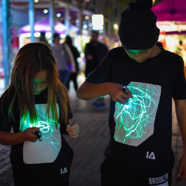 Youth Glow In The Dark Dino T-Shirt illuminated