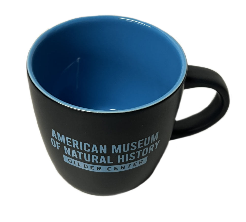 Black and Blue Ceramic Gilder Center Mug Interior