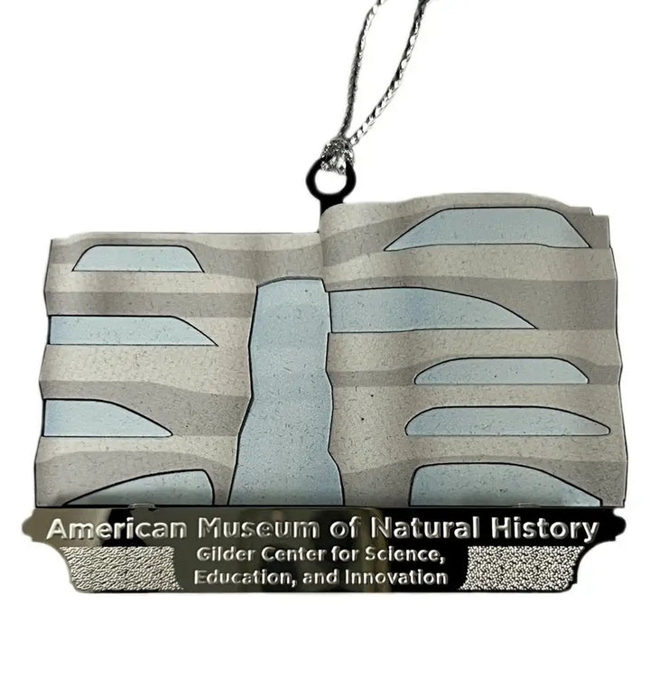 Exclusive Gilder Center Facade Enameled Brass Ornament