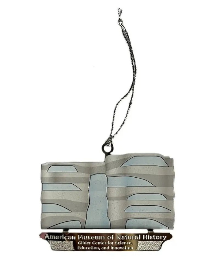 Exclusive Gilder Center Facade Enameled Brass Ornament