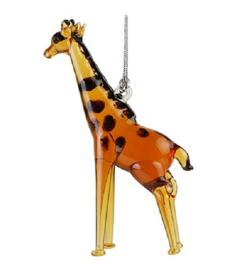 Glass Giraffe Ornament