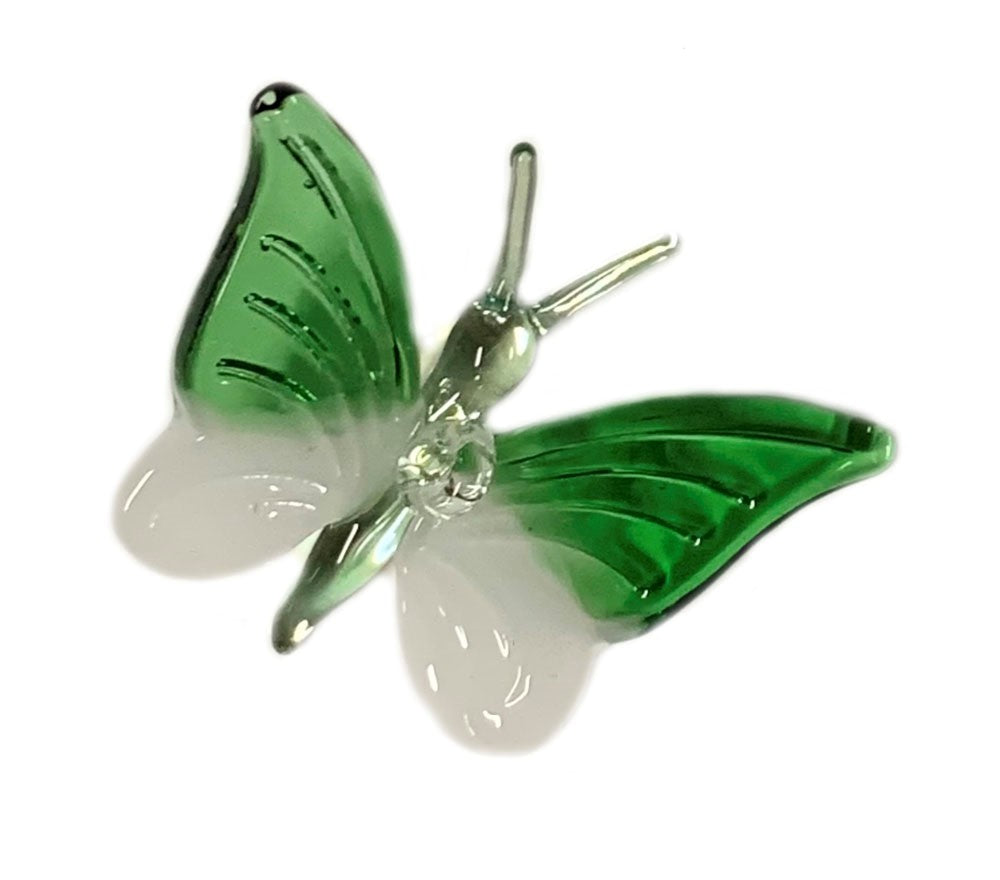 Blown Glass Butterfly Ornament