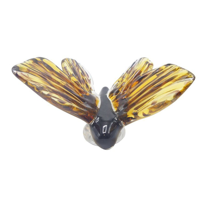 Handcrafted Glass Monarch Butterfly Paperweight