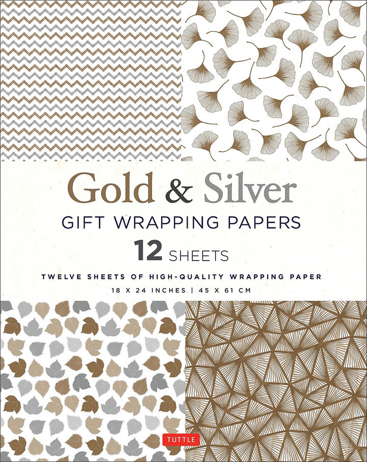 Gold and Silver Gift Wrapping Papers