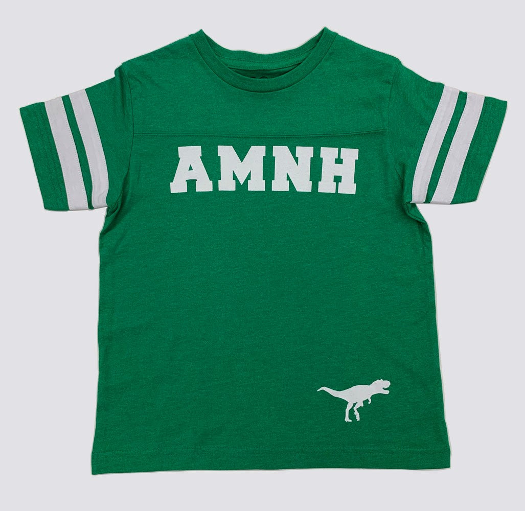 Youth AMNH Green Football T-Shirt