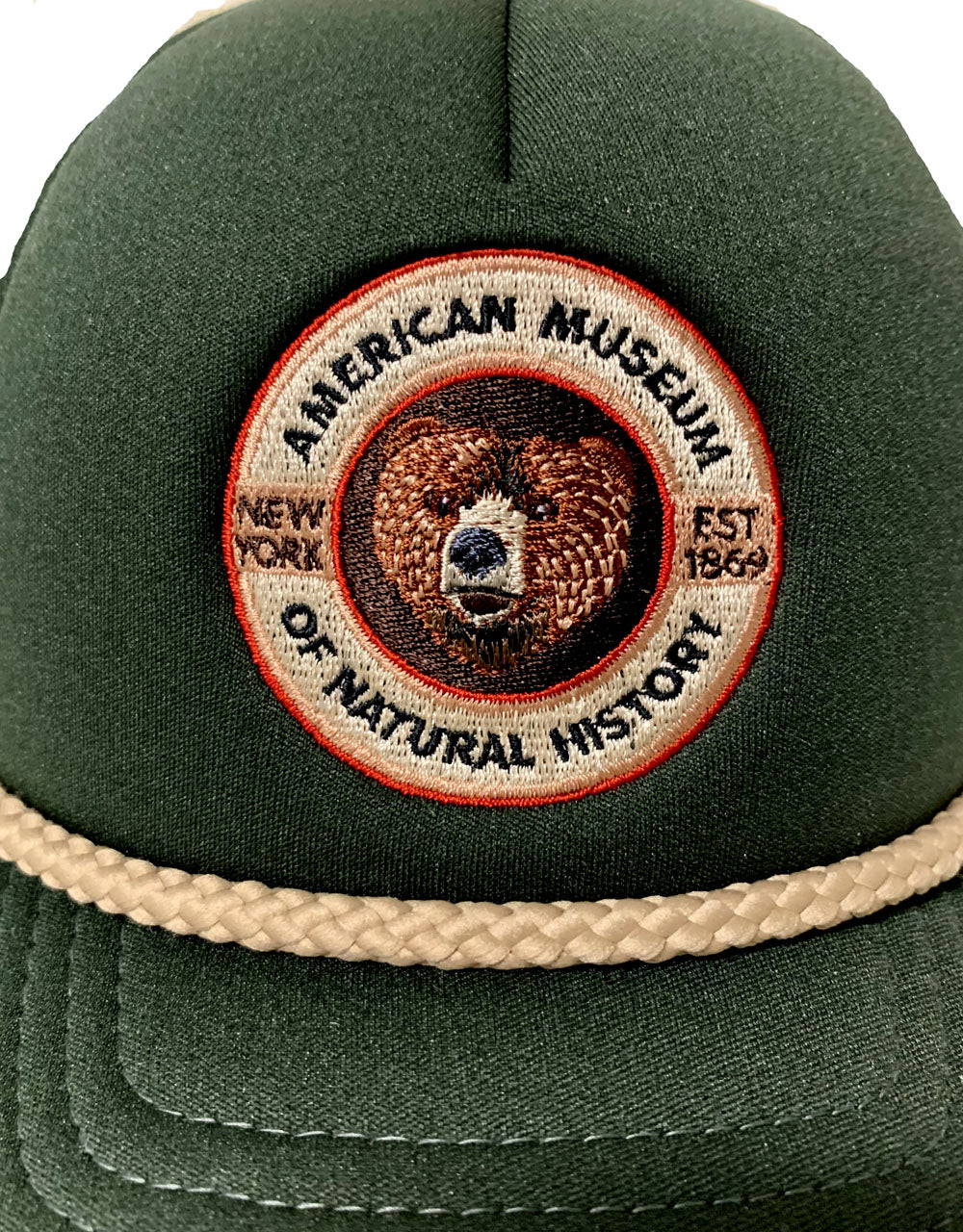 Adult Foam Bear Patch Cap
