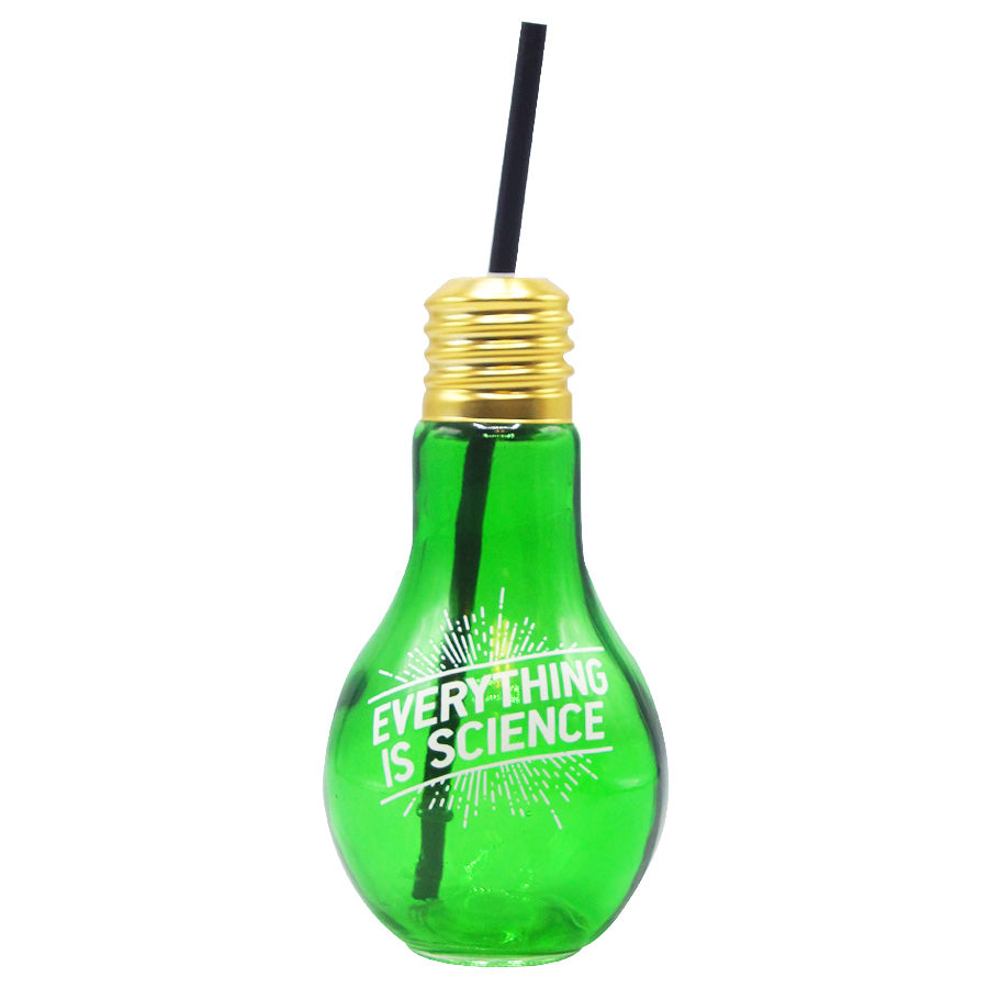 Everything Is Science Light Bulb Bottle