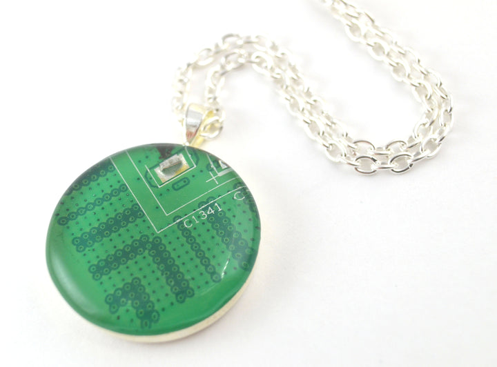 Recycled Circuit Board Necklace
