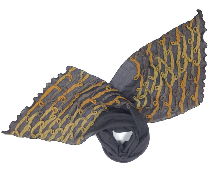 Grey Ombre Scarf by Asian Eye