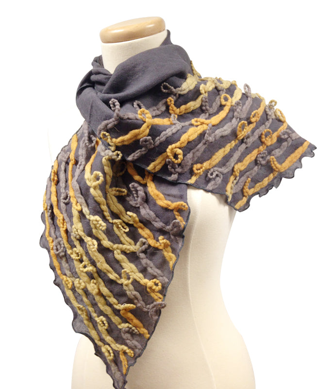 Grey Ombre Scarf by Asian Eye