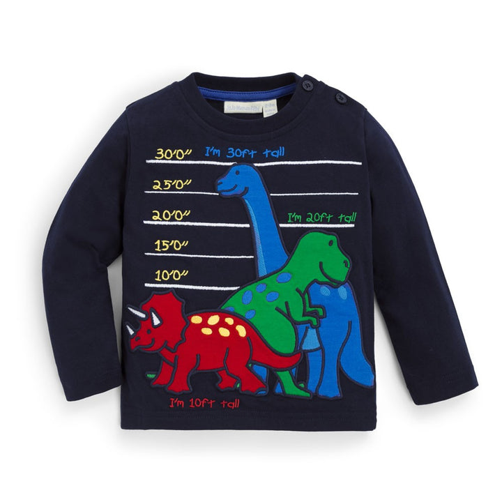 Infant / Toddler Dinosaur Height Chart T-Shirt