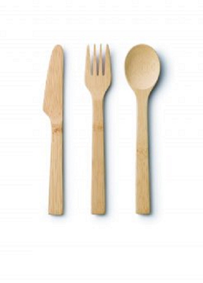 Plastic-Free Portable Bamboo Utensil Set