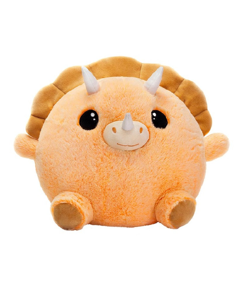 Orange Plush Gumball Triceratops