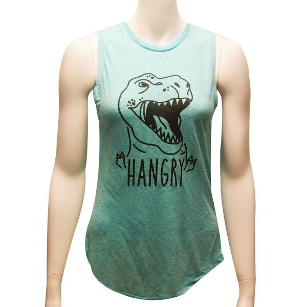 Junior Ladies Hangry T. Rex Tank Top