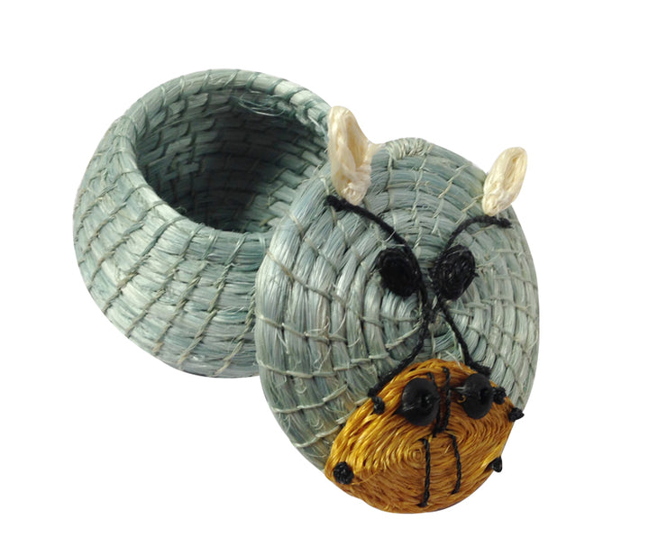Handmade African Animal Lidded Baskets