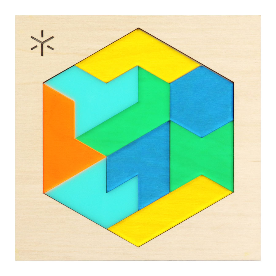 Funhouse Hexiamond Puzzle