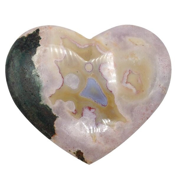 Large Brazilian Agate Geode Heart