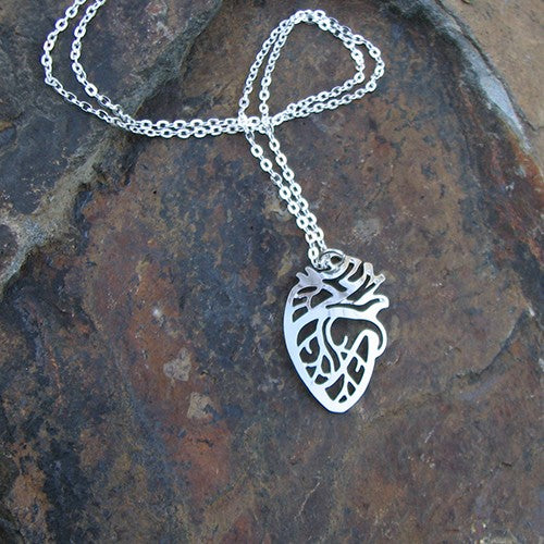 Anatomical Heart Necklace
