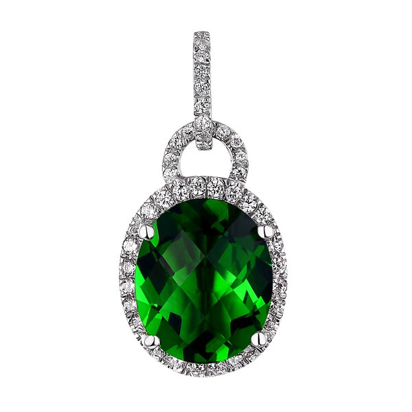 Helenite Oval Fancy Pendant