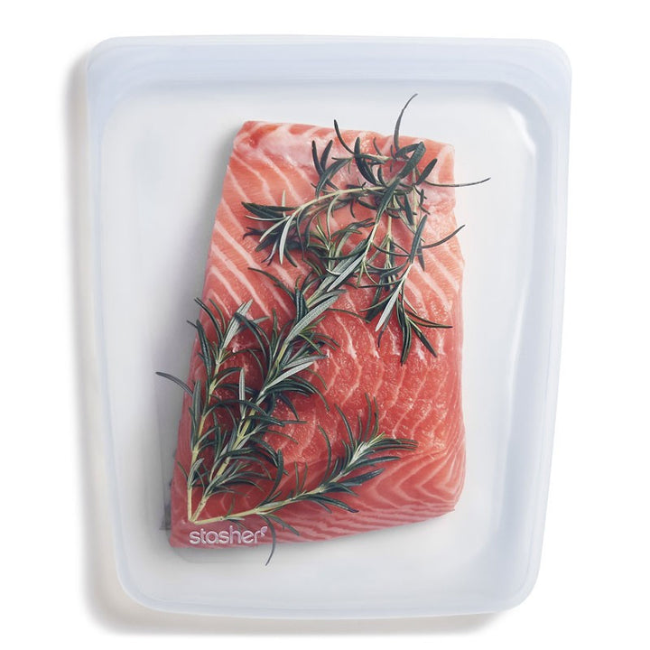 Stasher Half-Gallon Clear Reusable Storage Bag