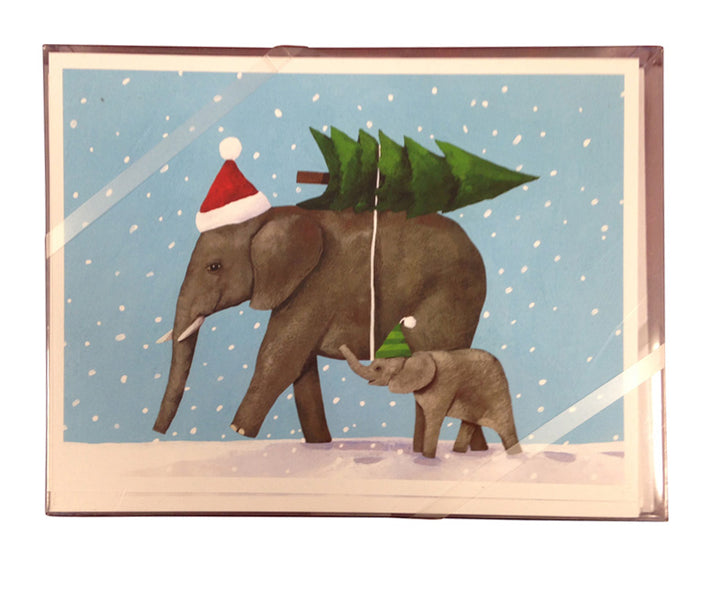 Elephant Holiday Greeting Cards