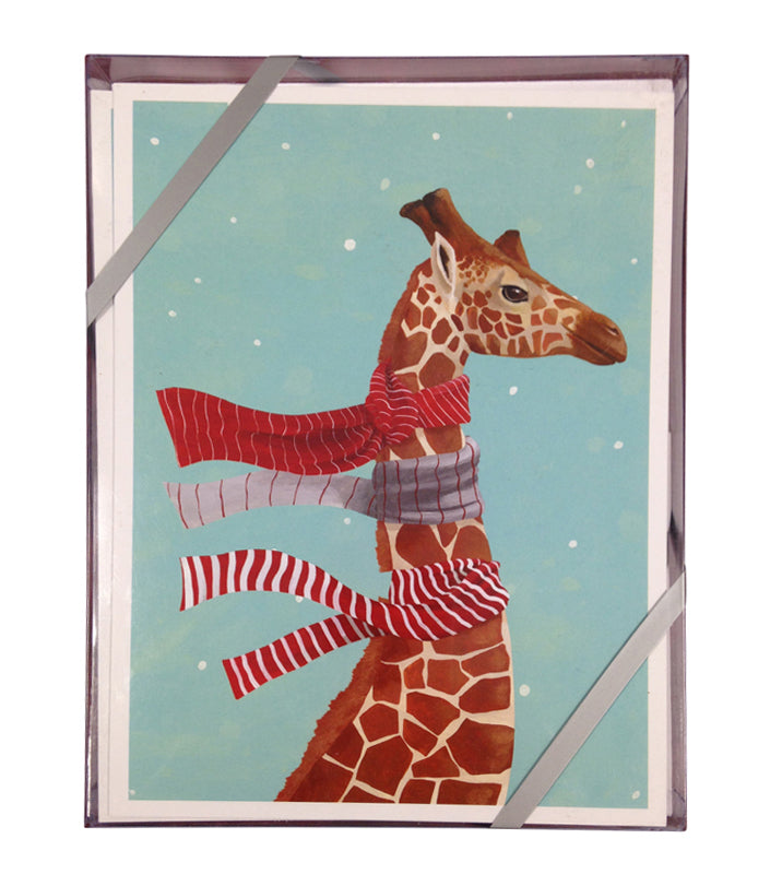 Holiday Giraffe Greeting Cards
