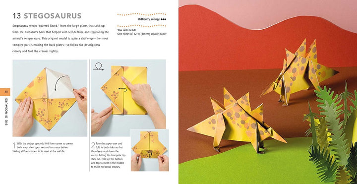 How To Make Paper Dinosaurs