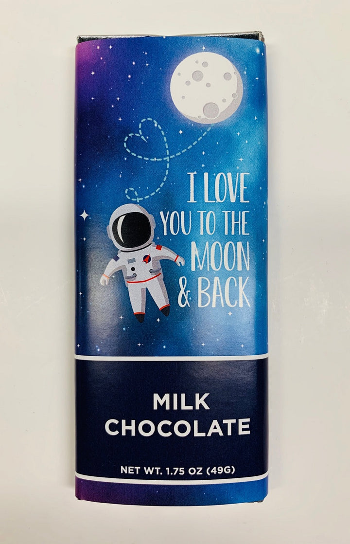 I Love You To The Moon Chocolate Bar