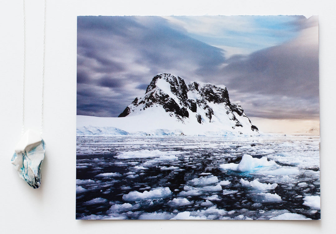 Porcelain Iceberg Necklace