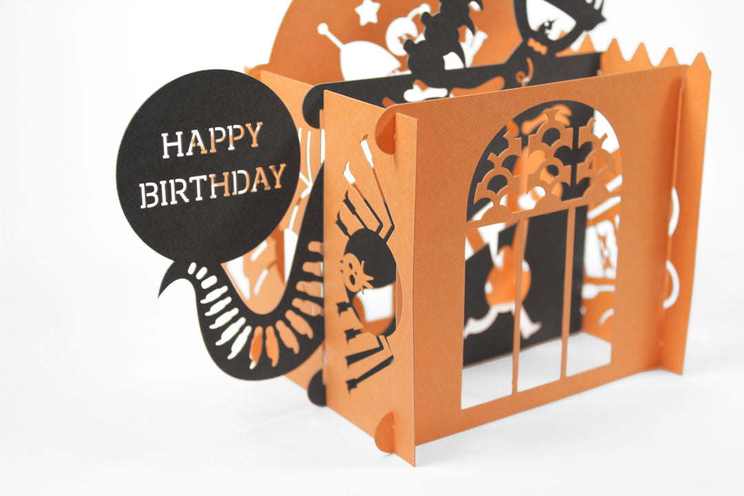 3-D American Museum of Natural History Birthday Card