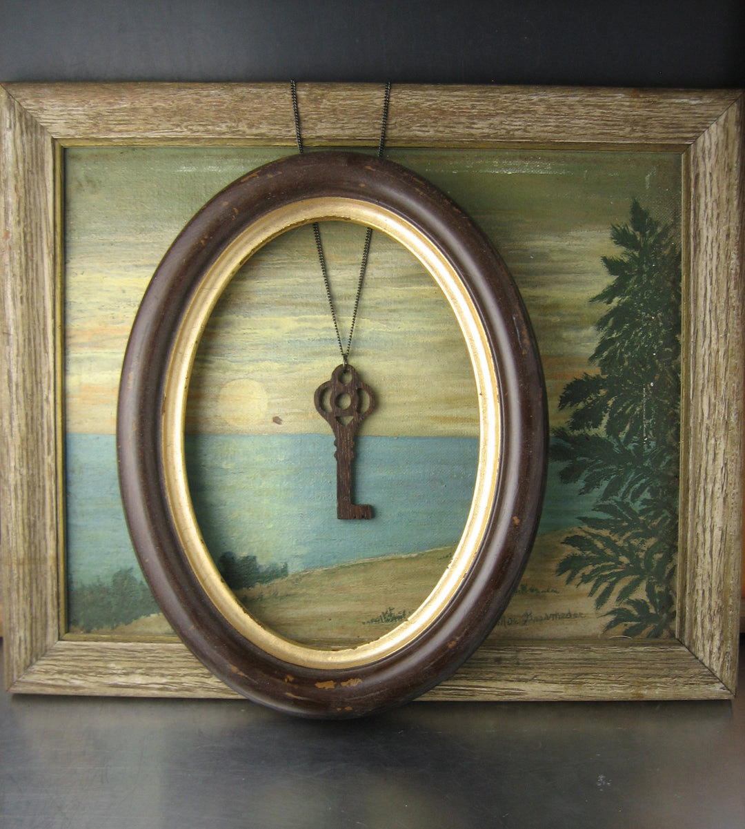 Wooden Key Necklace
