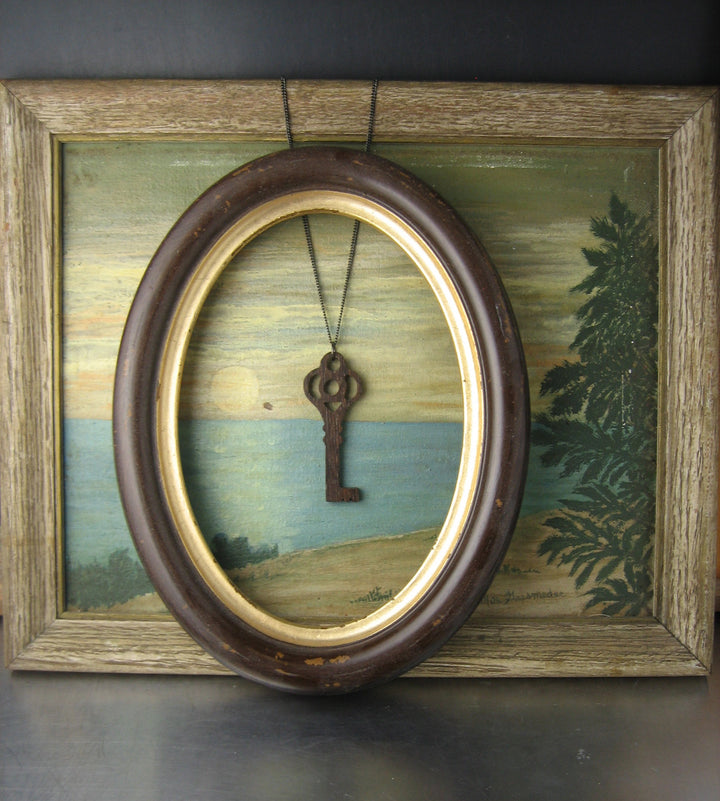 Wooden Key Necklace