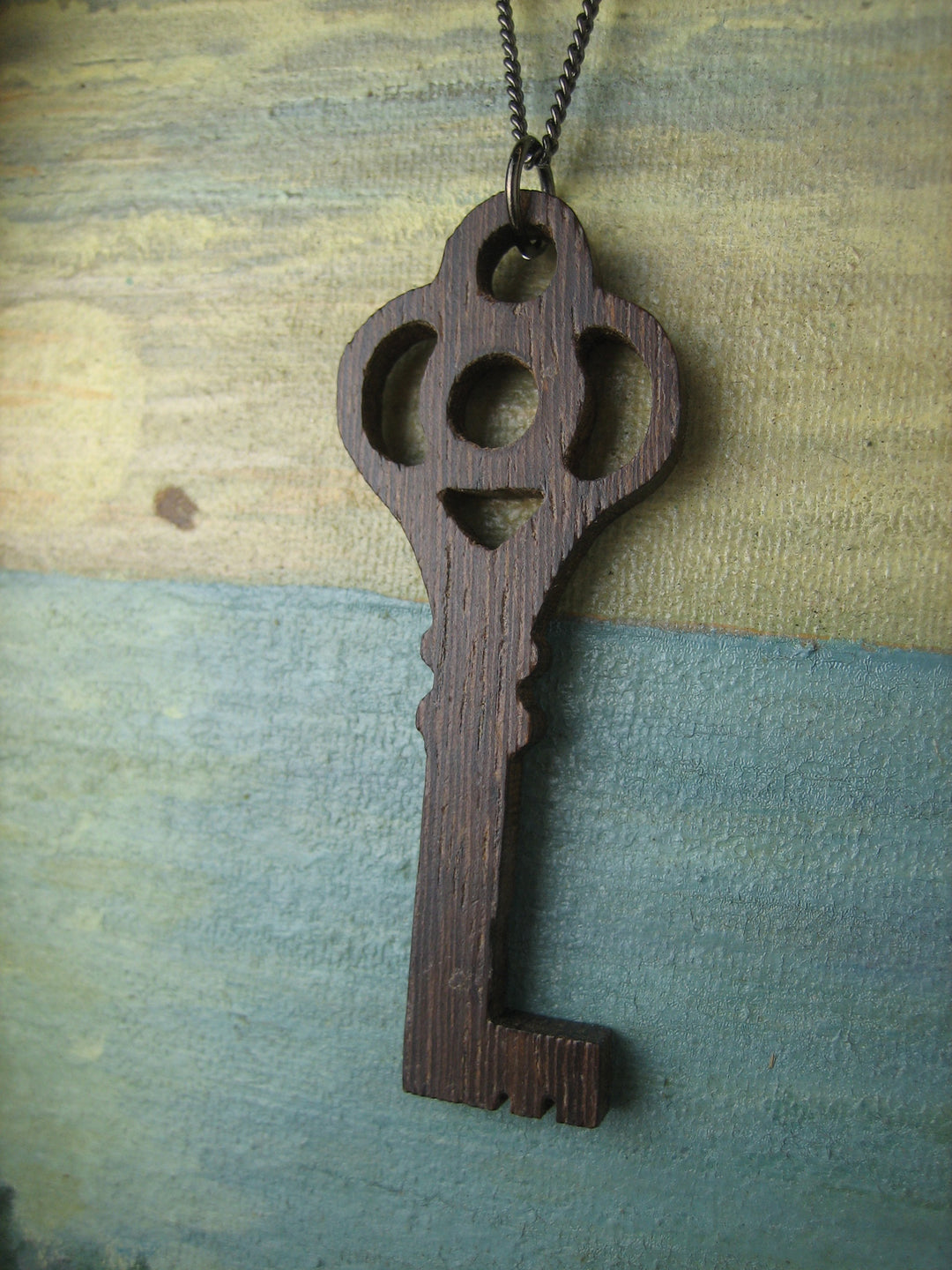 Wooden Key Necklace