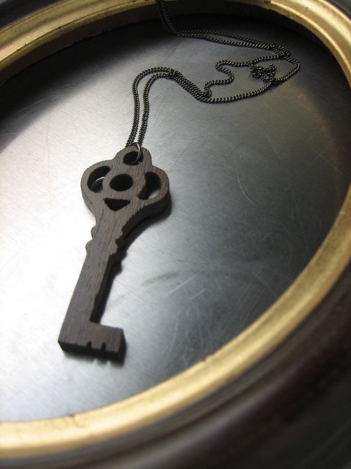 Wooden Key Necklace