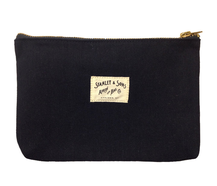 Indigo Zipper Pouch by Stanley & Sons