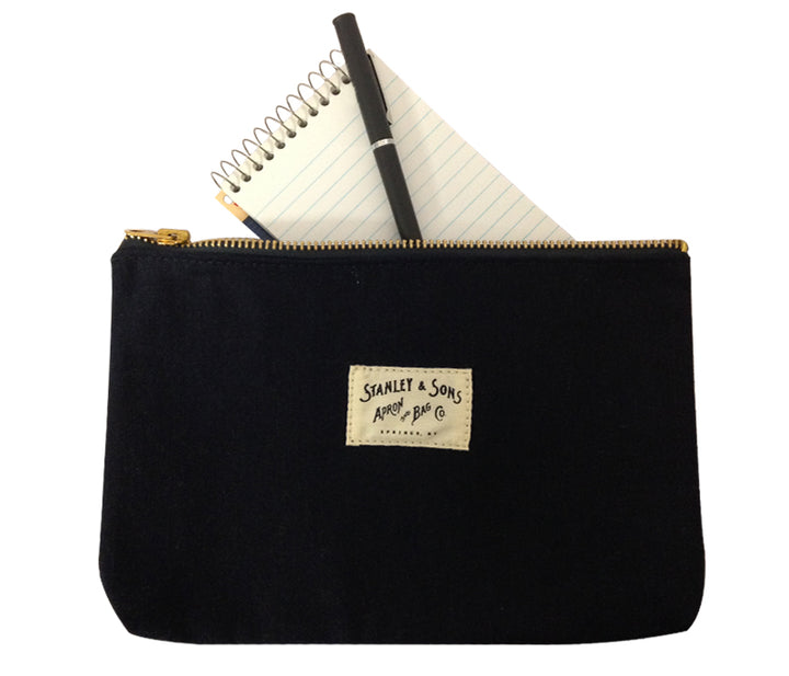 Indigo Zipper Pouch by Stanley & Sons
