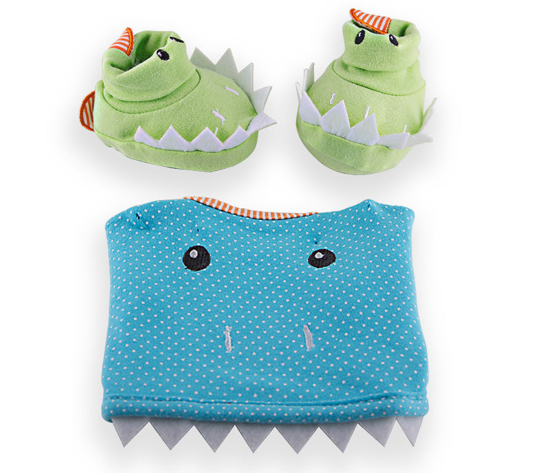 Infant Chomp Stomp Bib & Socks