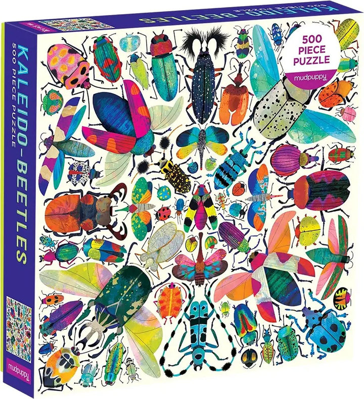 Beetles and Insects Kaleidoscope 500 Pc Puzzle