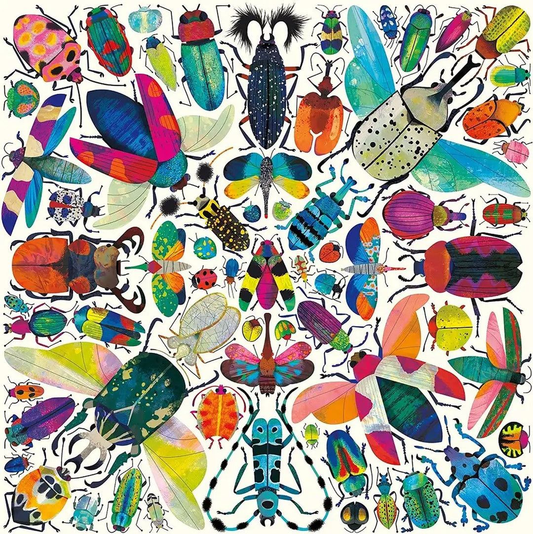Beetles and Insects Kaleidoscope 500 Pc Puzzle