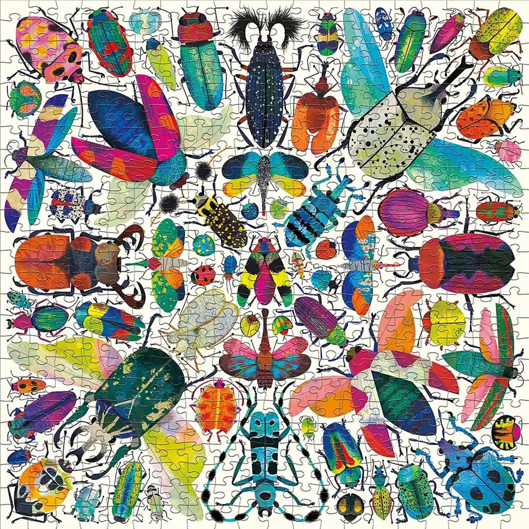 Beetles and Insects Kaleidoscope 500 Pc Puzzle