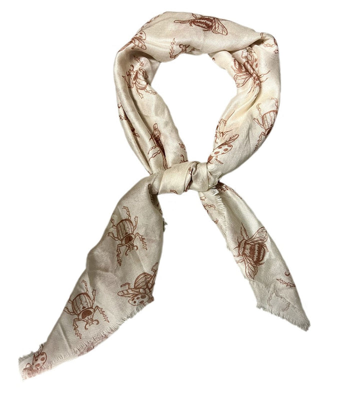 36 Inch Square Insects Scarf