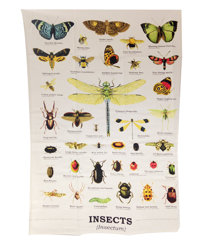 Insects Tea Towel