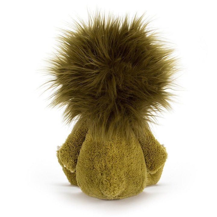 Green Plush Triceratops Dinosaur