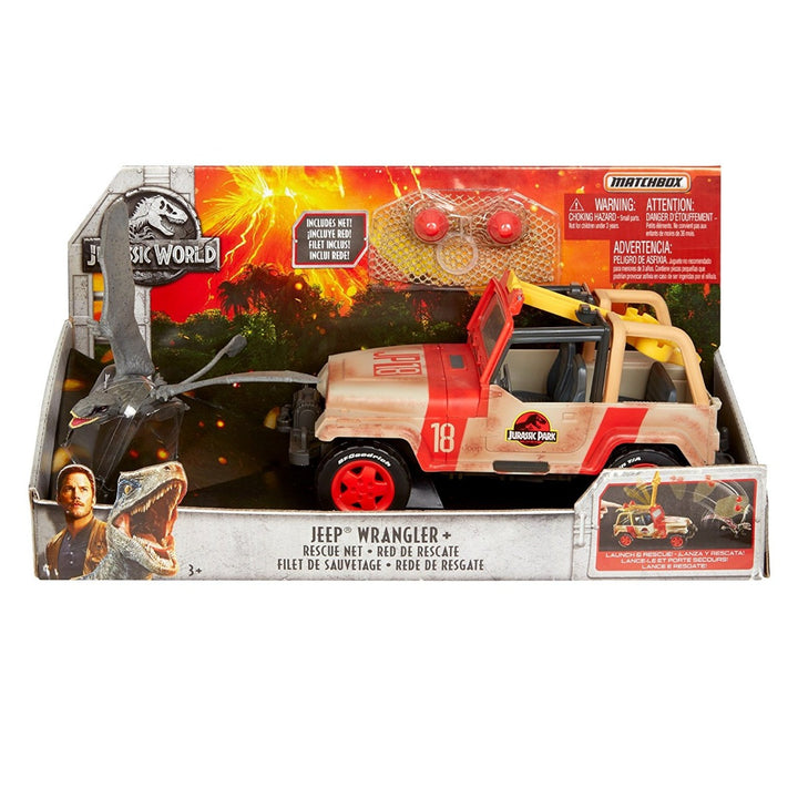 Jurassic World Jeep Wrangler with Rescue Net