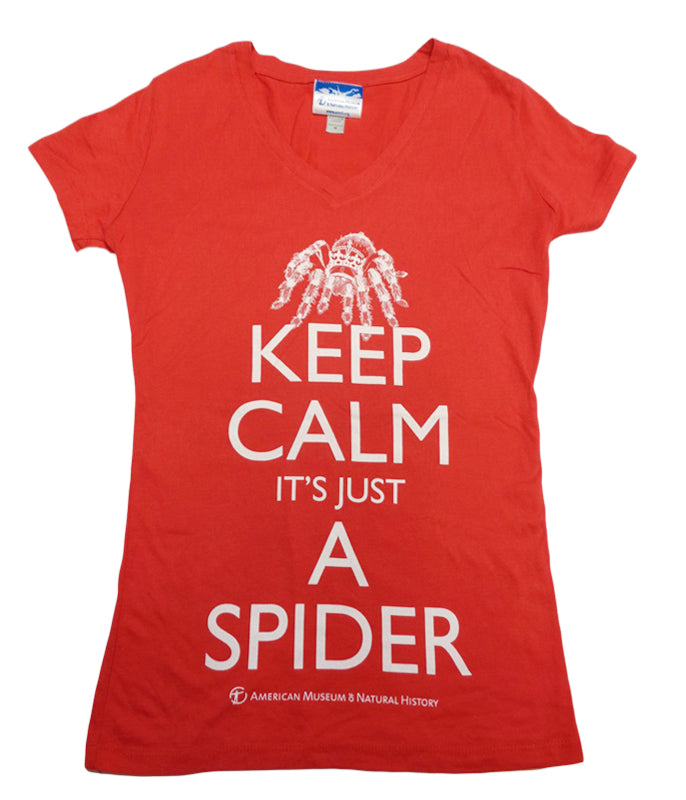 Junior's ''Keep Calm It's Just a Spider'' V-Neck