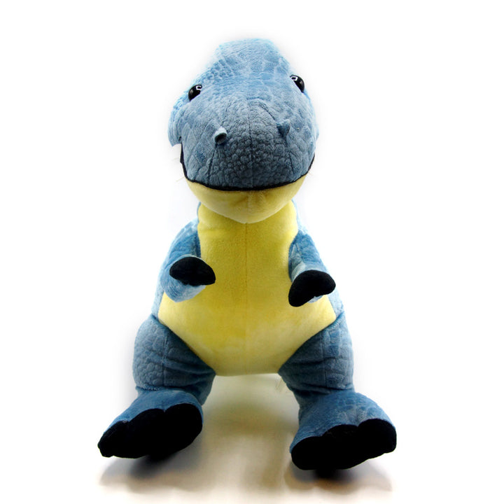 Large Blue Textured Plush T. Rex